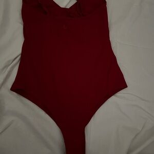 Garage Kids Red One-Piece Swimsuit